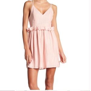 BCBG Generation Strappy Peplum V-neck Dress, 2